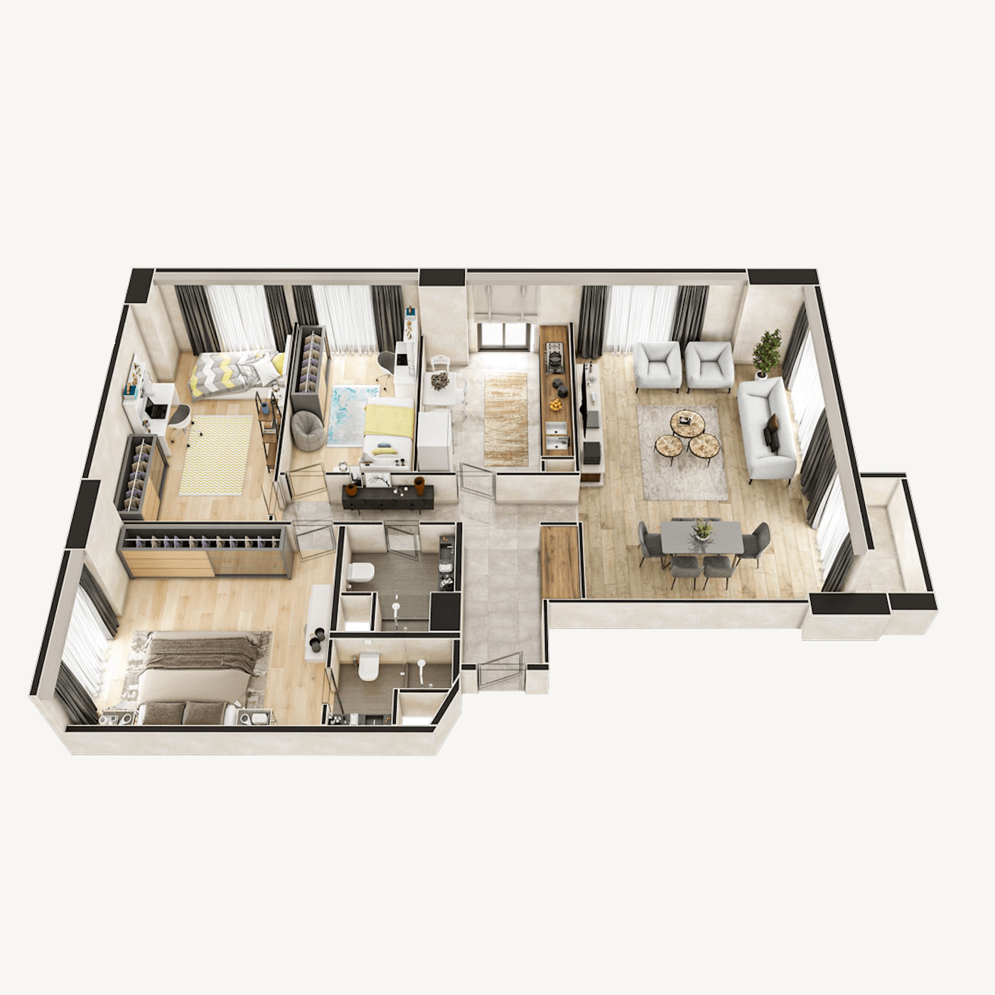 Eyup_3+1-B1Blok-D32_136m2
