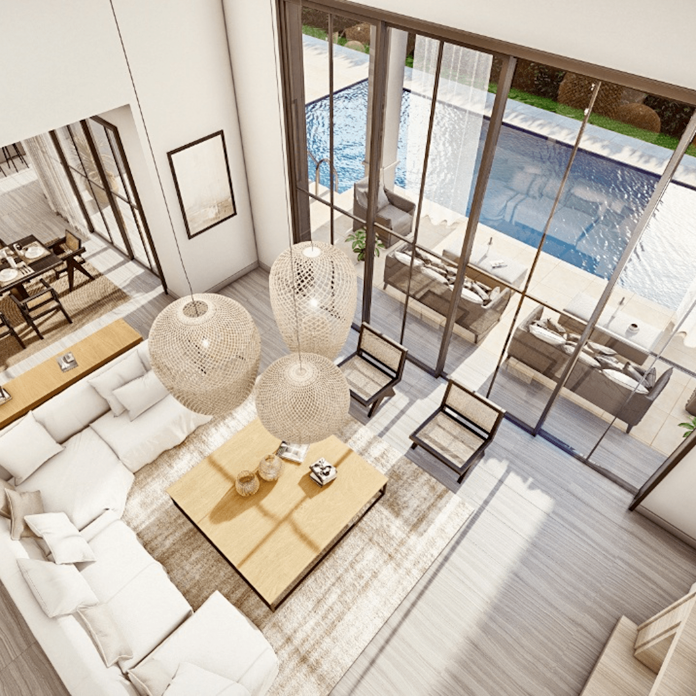 Turkish Northern Cyprus Villa Wohnzimmer